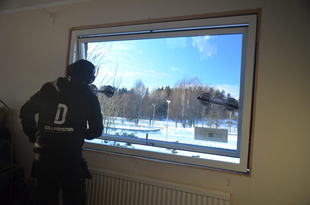 Byter fönster i Ludvika